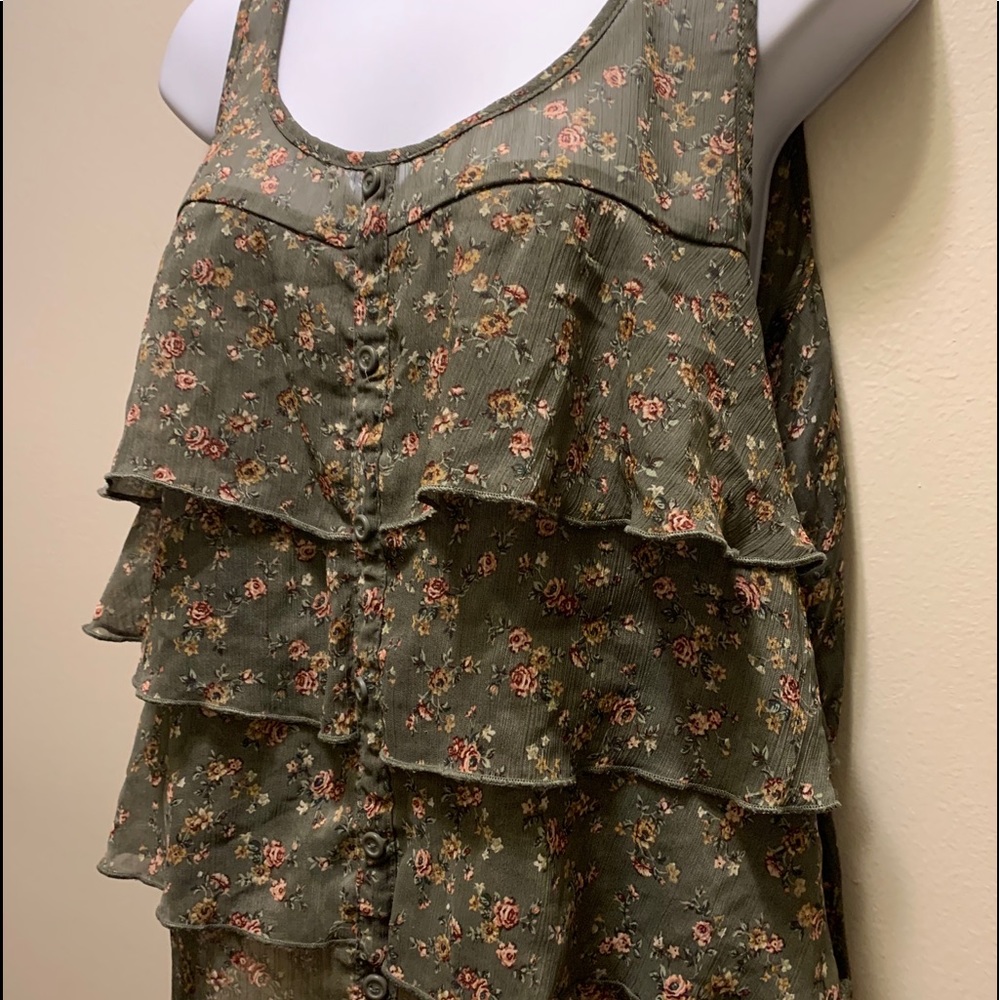 Mossimo SheerBabydoll Tank Sz Lg